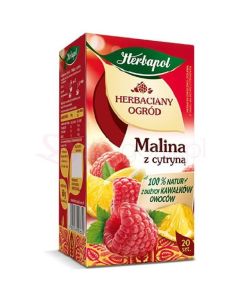 Herbata HERBAPOL owocowo-ziołowa (20 tb) Malina z Cytryną 54g HERBACIANY OGRÓD