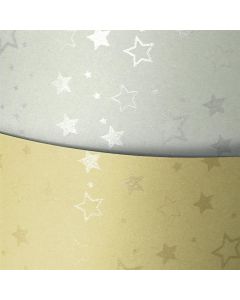 Karton ozdobny A4 STARS srebrny 220g (20ark.) 204305 Galeria Papieru
