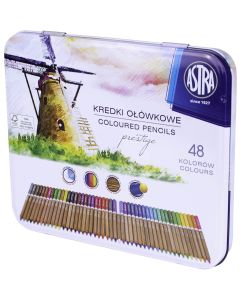 Kredki z drewna cedrowego 48 kolorów 312121003 ASTRA PRESTIGE