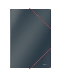 Teczka kartonowa z gumką, A4, szara 30020089