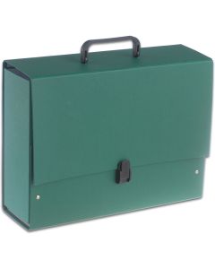 Teczka z rączką B4 Jumbo 10cm zielona matowa TT6039