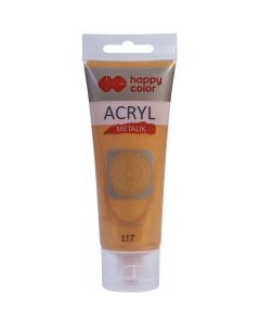 Farba akrylowa 75ml florenckie złoto met HA 7370 0075-117 HAPPY COLOR