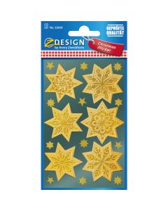 Naklejki Z-Design - złote gwiazdy 52808 AVERY ZWECKFORM