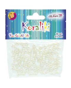 Koraliki perłowe 8mm (80 szt.) PJ-0829 ALIGA