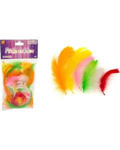 Piórka pastelowe mix 4-8 cm (50 szt.) P-3288 ALIGA