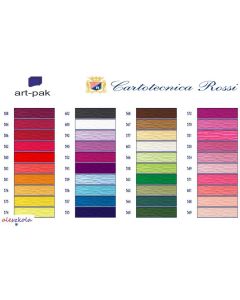 Bibuła karbowana, włoska gruba 180g ciemno czerwony 586 Cartotecnica Rossi