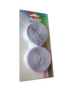 Rzep samoprzylepny biały 1,6cm x 2m (2 szt.) RZS 2 BREWIS