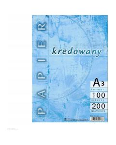 Papier A3 200g kredowany (100) KRESKA