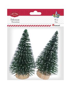 Ozdoba świąteczna choinka 10cm (2 szt.) 463767 TITANUM