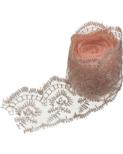 Koronka 3.8 cm x 2m pudrowy róż KOR38-1 BREWIS