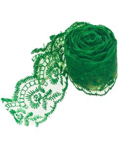 Koronka 3.8cmx2m zielona KOR38-4 BREWIS