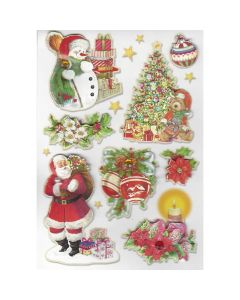 Naklejki 3d święta Boże Narodzenie CLX21 BREWIS