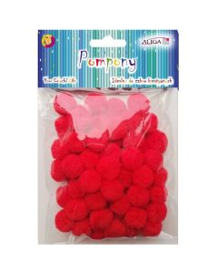 Pompony POM-403 czer 2cm op.120szt. ALIGA