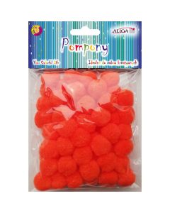 Pompony POM-407 pomarańczowe 2cm op.60szt. ALIGA