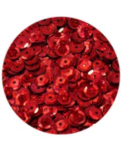 Cekiny hologramowe 6mm czerwone 10g. H20 BREWIS