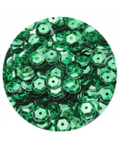 Cekiny hologramowe 6mm zielone 10g. H30 BREWIS