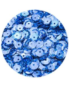 Cekiny hologramowe 6mm niebieskie 10g. H90 BREWIS