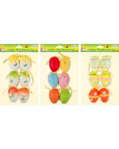 Jajka Wielkanocne ręcznie malowane 6 cm, 6szt. WPJ-8897 ALIGA