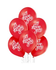 Balony I LOVE YOU 6 szt BN06-286 ALIGA