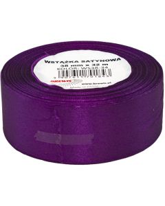 Wstążka satynowa 38mm/32m fioletowy BREWIS