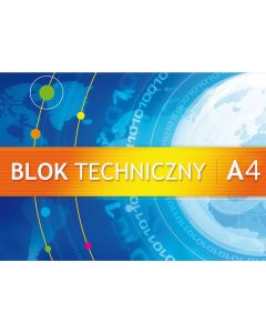 Blok techniczny A4 10k 250g KRESKA