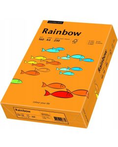 Papier ksero A4 160g RAINBOW R24 pomarańczowy 88042439
