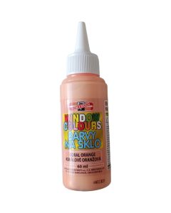 Farba witrażowa 60ml jasno pomarańczowa 9742003 KOH-I-NOOR