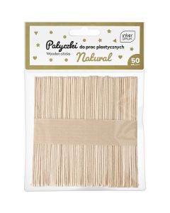 Naturalne patyczki do prac plastycznych 113x10 50szt. INTERDRUK