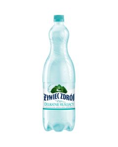 Woda źródlana ŻYWIEC ZDRÓJ 1,5L (6szt) delikatnie musująca z kaucją