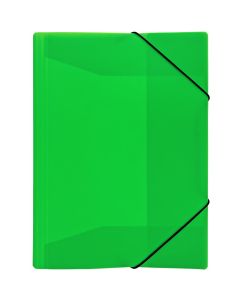 Teczka z gumką A4 PP neon zielony TG-NEON-A4-03 BIURFOL