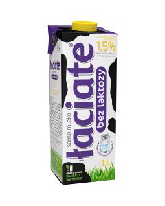 Mleko ŁACIATE UHT 1,5% 1l bez laktozy