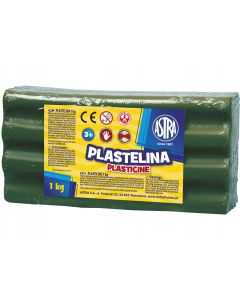 Plastelina Astra 1 kg zielona ciemna 303111019 ASTRA