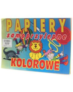 Zeszyt papierów kolorowych samoprzylepnych C5 POLIGRAF