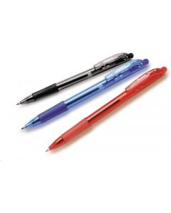 Długopis automatyczny WOW BK417/A czarny PENTEL z gumowym uchwytem