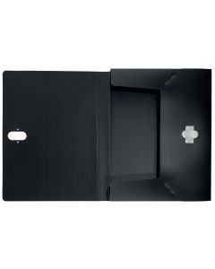 Teczka poszerzana Recycle A4 PP, czarna 46230095 LEITZ