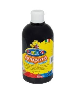 Farba TEMPERA czarna CARIOCA 500ml 170-2358