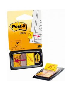 Zakładki indeksujące POST-IT 25x43mm RĘKA+OŁÓWEK 680-31 50sztuk 3M