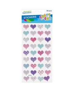 Naklejki Puffy SERCA 36szt 545809 CRAFT WITH FUN