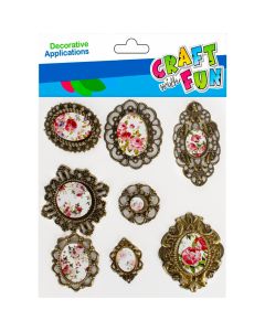 Metalowe ramki samoprzylepne (8szt.) 501468 Craft with Fun