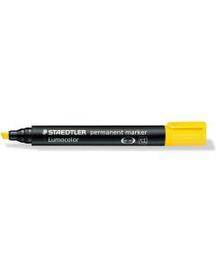 Marker 350-1 żółty STAEDTLER LUMOCOLOR permamentny ścięty