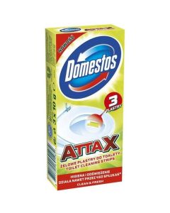 Odświeżacz d/toalety LEMON 3x10g plastry DOMESTOS ATTAX 8885447