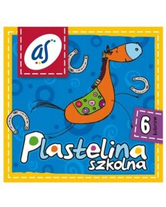 Plastelina szkolna`AS` 6kol. ASTRA 303219001