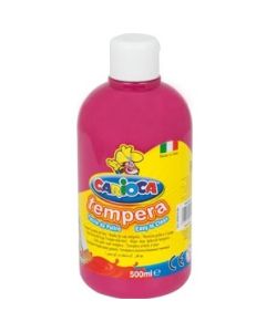 Farba TEMPERA ciemno różowa CARIOCA 500ml 40427/04