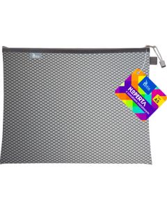 Koperta A5 z suwakiem metalowym CZARNA BT606-V TETIS