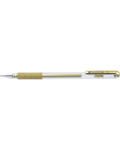 Pióro żelowe K118X złote PENTEL