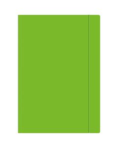 Teczka z gumką A4+ FLUO zielona INTERDRUK