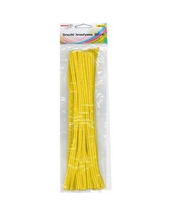 Druciki kreatywne dr12 żółte 30cm(40) BREWIS