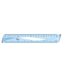 Linijka 20cm NIEBIESKA BL012-B TETIS