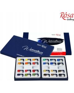 Farby akwarelowe w kostkach classic ROSA GALLERY 24kol. 2,5ml. 340024 KOH-I-NOOR