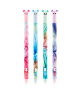 Długopis wymazywalny USZAKI FLUFFY HA 4120 01UF-3 HAPPY COLOR